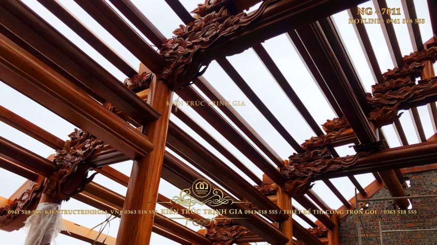 Nhà gỗ cổ truyền phong cách bắc bộ tại Hà Nội