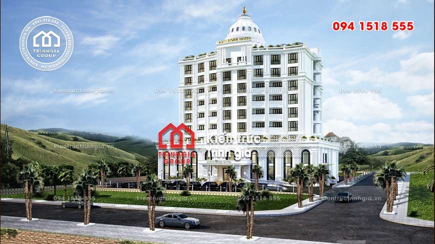 Thiết kế khách sạn 5 sao đẹp hiện đại ở Quy Nhơn, Khánh Hoà